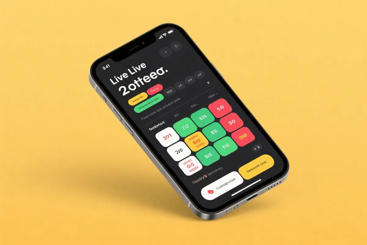 移动端实时开奖与趋势示意图